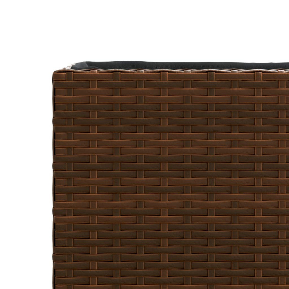 Produktbild för Odlingslådor 2 st brun 36x30x32 cm konstrotting