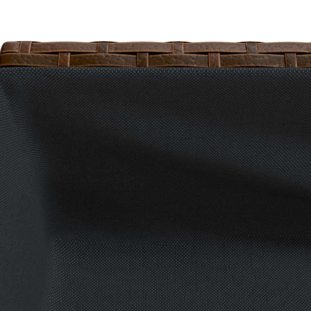 Produktbild för Odlingslådor med hylla 2 st brun 70x28x70 cm konstrotting