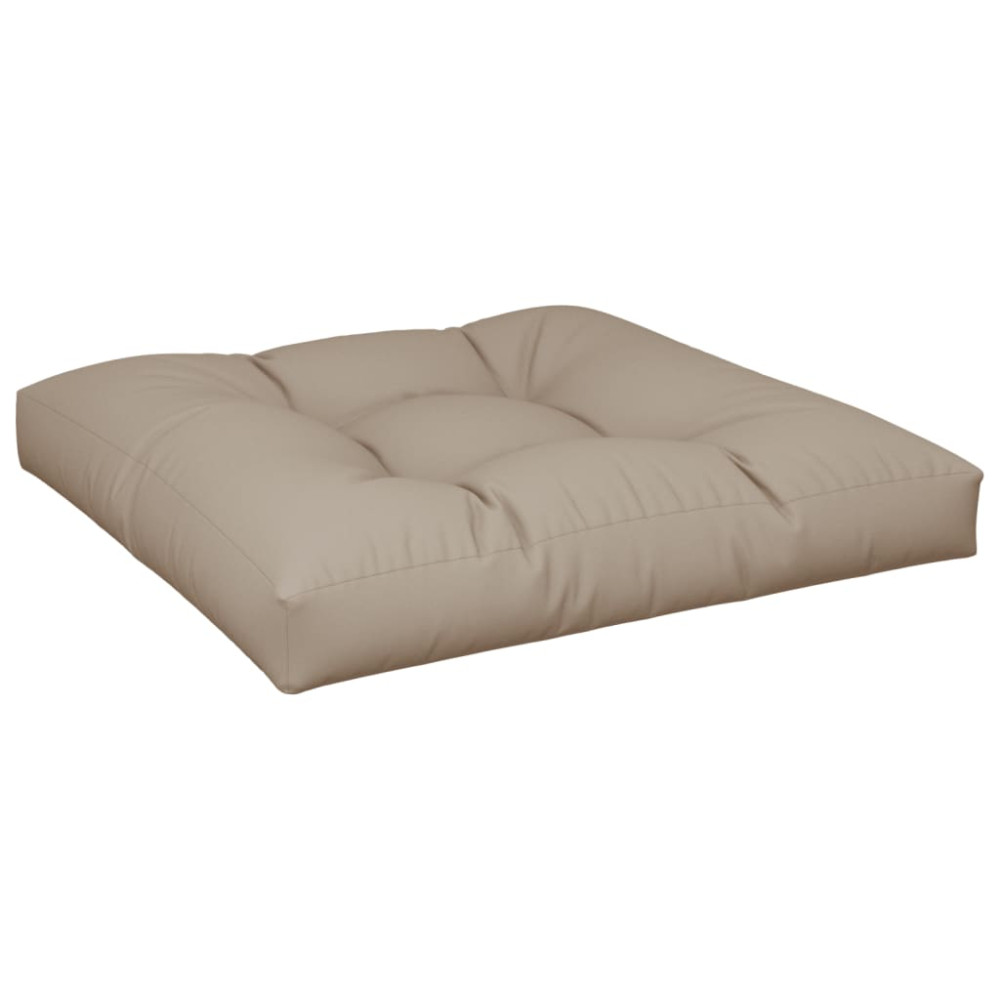 Produktbild för Palldyna taupe 70x70x12 cm tyg