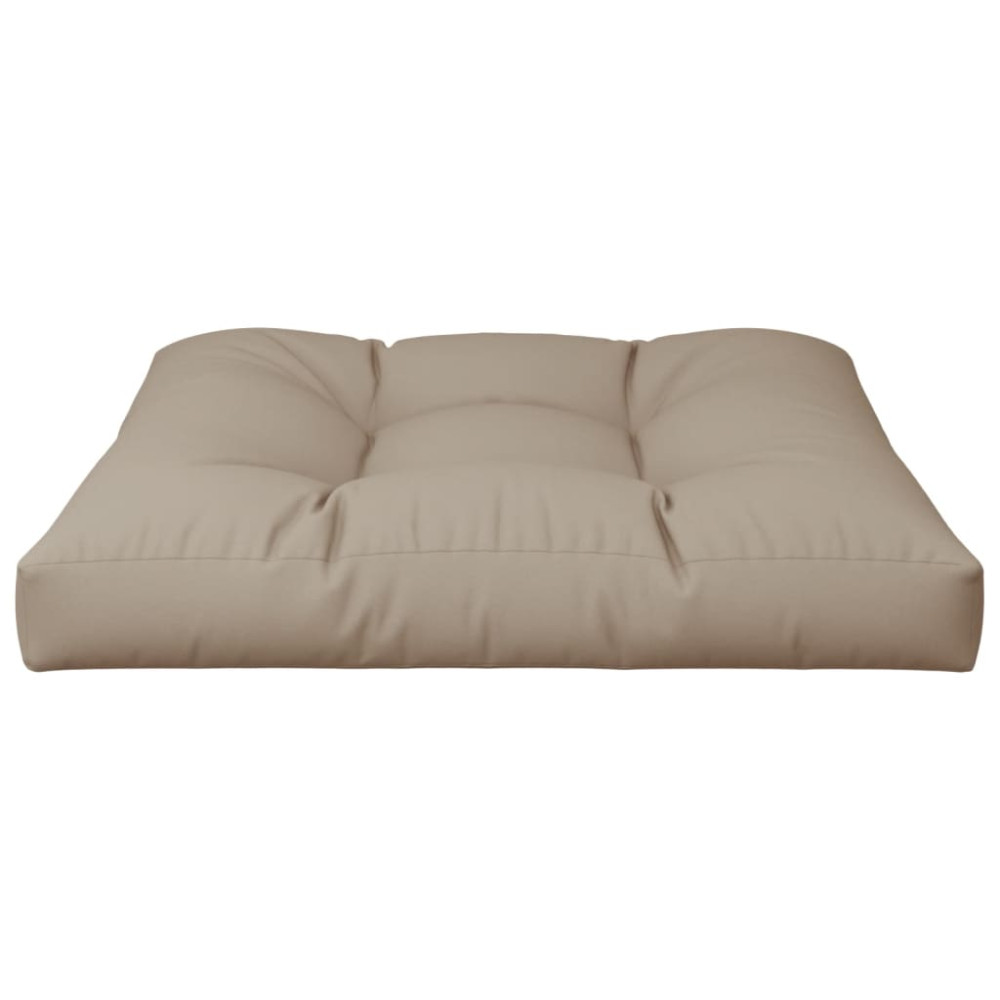 Produktbild för Palldyna taupe 70x70x12 cm tyg