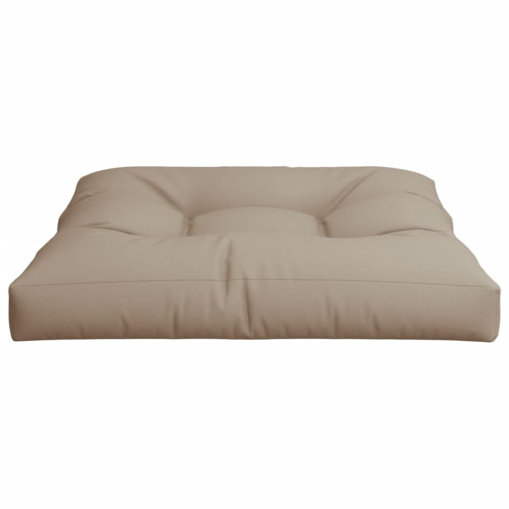 Produktbild för Palldyna taupe 70x70x12 cm tyg