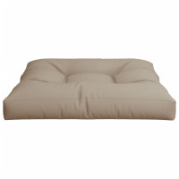 Produktbild för Palldyna taupe 70x70x12 cm tyg