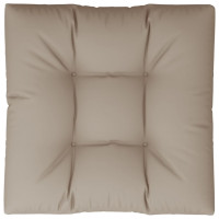 Produktbild för Palldyna taupe 70x70x12 cm tyg