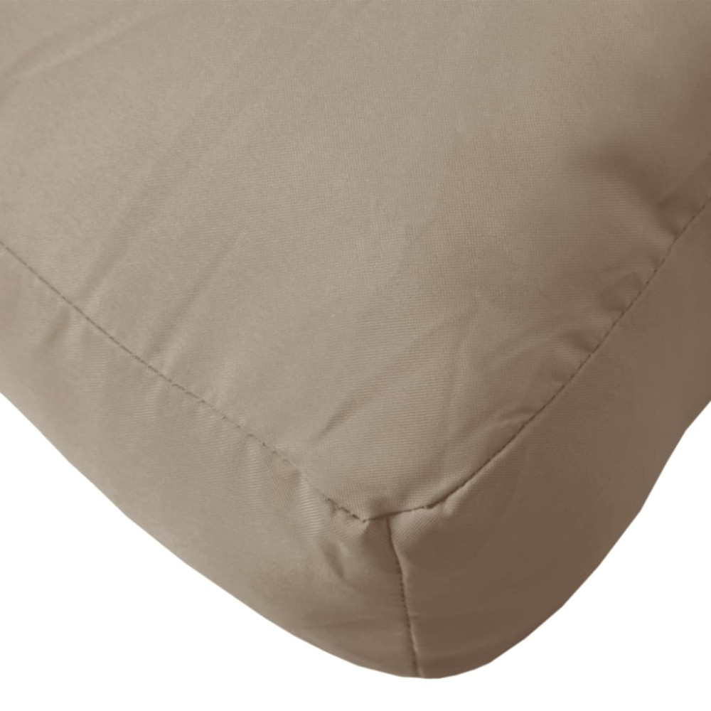 Produktbild för Palldyna taupe 70x70x12 cm tyg