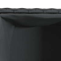 Produktbild för Odlingslådor med 2 krukor 2 st svart 72x30x32 cm konstrotting