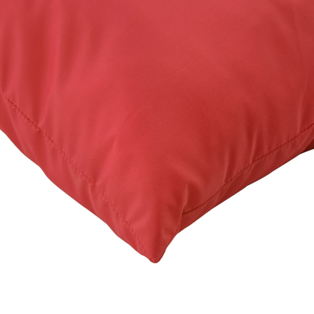 Produktbild för Soffkuddar 4 st röd 60x60 cm tyg