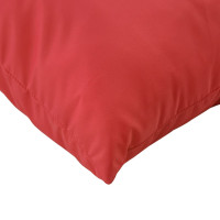 Produktbild för Soffkuddar 4 st röd 60x60 cm tyg