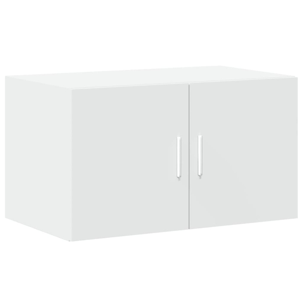 Produktbild för Förvaringsskåp vit 70x42,5x225 cm konstruerat trä