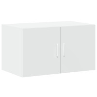 Produktbild för Förvaringsskåp vit 70x42,5x225 cm konstruerat trä