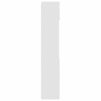 Produktbild för Förvaringsskåp vit 70x42,5x225 cm konstruerat trä