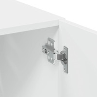 Produktbild för Förvaringsskåp vit 70x42,5x225 cm konstruerat trä