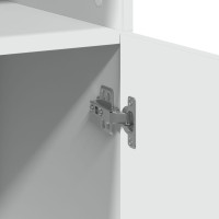 Produktbild för Förvaringsskåp vit 70x42,5x225 cm konstruerat trä