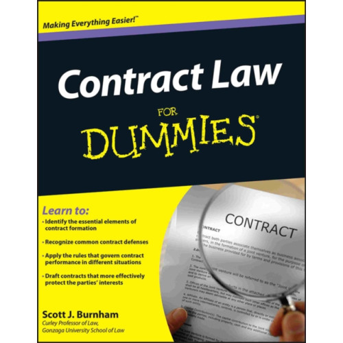 John Wiley & Sons Inc Contract Law For Dummies (häftad, eng)