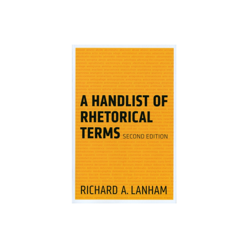 Produktbild för A Handlist of Rhetorical Terms (häftad, eng)
