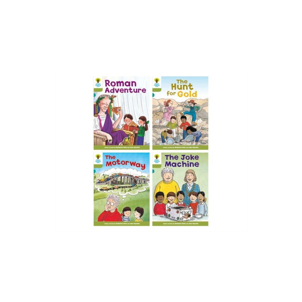 Produktbild för Oxford Reading Tree: Biff, Chip and Kipper Stories: Oxford Level 7: Mixed Pack of 4 (häftad, eng)