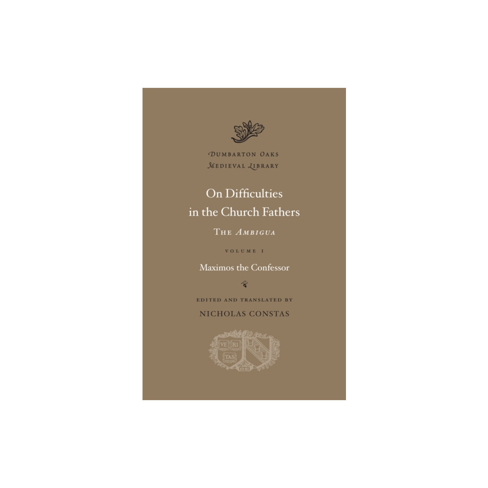 Produktbild för On Difficulties in the Church Fathers: The Ambigua (inbunden, eng)