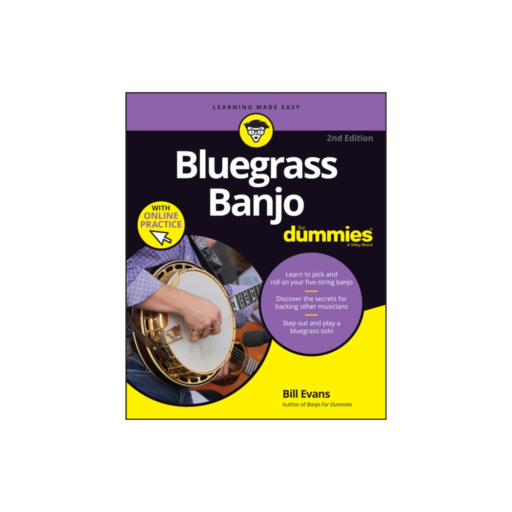 Produktbild för Bluegrass Banjo For Dummies (häftad, eng)