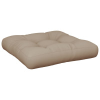 Produktbild för Palldyna taupe 60x60x12 cm tyg