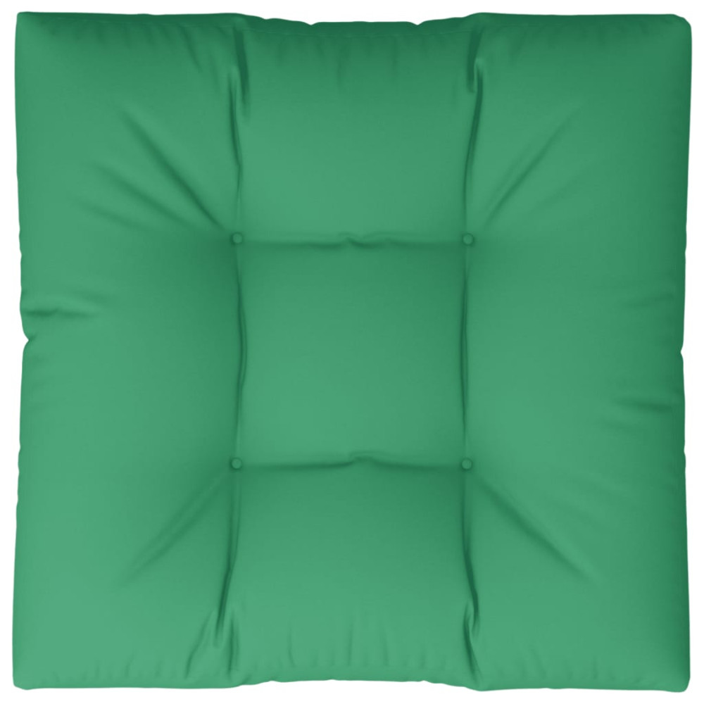 Produktbild för Palldyna grön 70x70x12 cm tyg