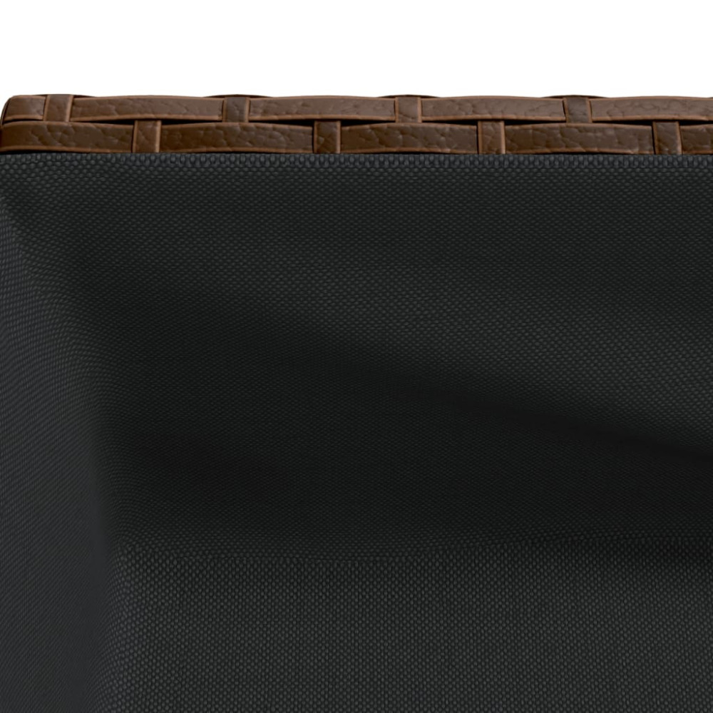 Produktbild för Odlingslådor med hylla 2 st brun 90x40x75 cm konstrotting