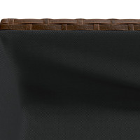 Produktbild för Odlingslådor med hylla 2 st brun 90x40x75 cm konstrotting