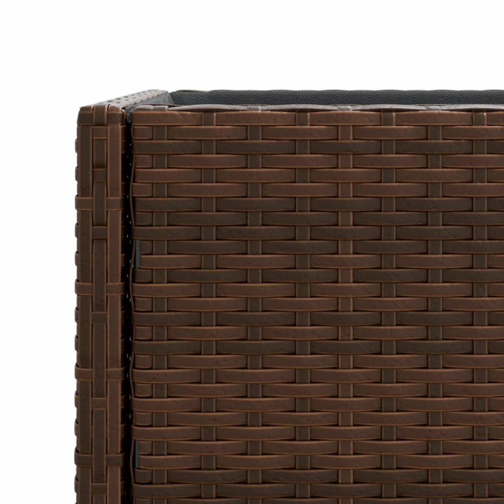 Produktbild för Odlingslådor med hylla 2 st brun 90x40x75 cm konstrotting