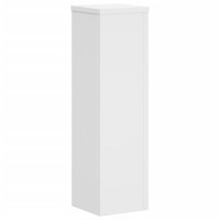 Produktbild för Växtställ 2 st vit 17x17x60 cm konstruerat trä