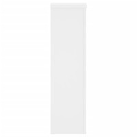 Produktbild för Växtställ 2 st vit 17x17x60 cm konstruerat trä
