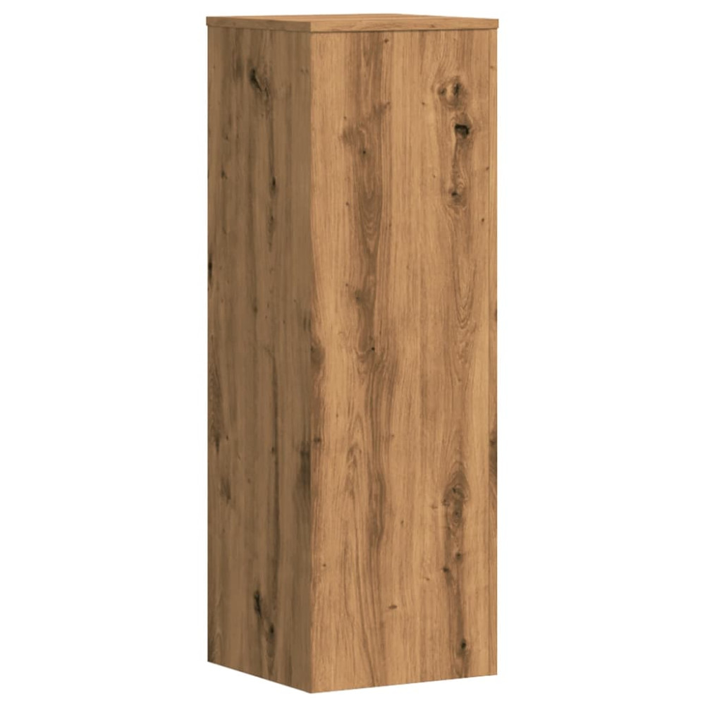 Produktbild för Växtställ ek 33x33x100 cm konstruerat trä