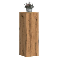 Produktbild för Växtställ ek 33x33x100 cm konstruerat trä