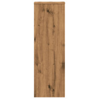Produktbild för Växtställ ek 33x33x100 cm konstruerat trä