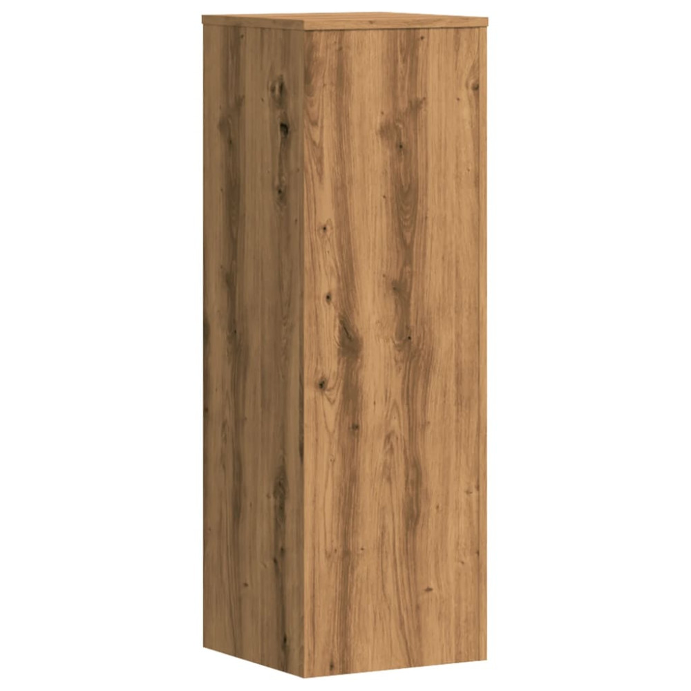 Produktbild för Växtställ ek 33x33x100 cm konstruerat trä