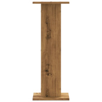 Produktbild för Växtställ 2 st ek 30x30x80 cm konstruerat trä
