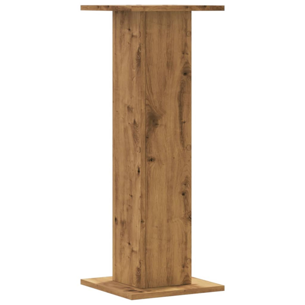 Produktbild för Växtställ 2 st ek 30x30x80 cm konstruerat trä