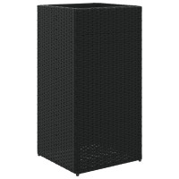 Produktbild för Odlingslådor 2 st svart 40x40x80 cm konstrotting