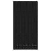 Produktbild för Odlingslådor 2 st svart 40x40x80 cm konstrotting