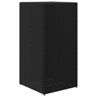 Produktbild för Odlingslådor 2 st svart 40x40x80 cm konstrotting