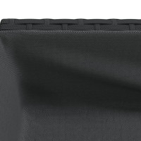 Produktbild för Odlingslådor med hylla 2 st svart 70x28x70 cm konstrotting