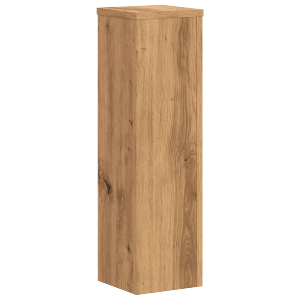 Produktbild för Växtställ 2 st ek 17x17x60 cm konstruerat trä