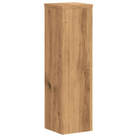 Produktbild för Växtställ 2 st ek 17x17x60 cm konstruerat trä