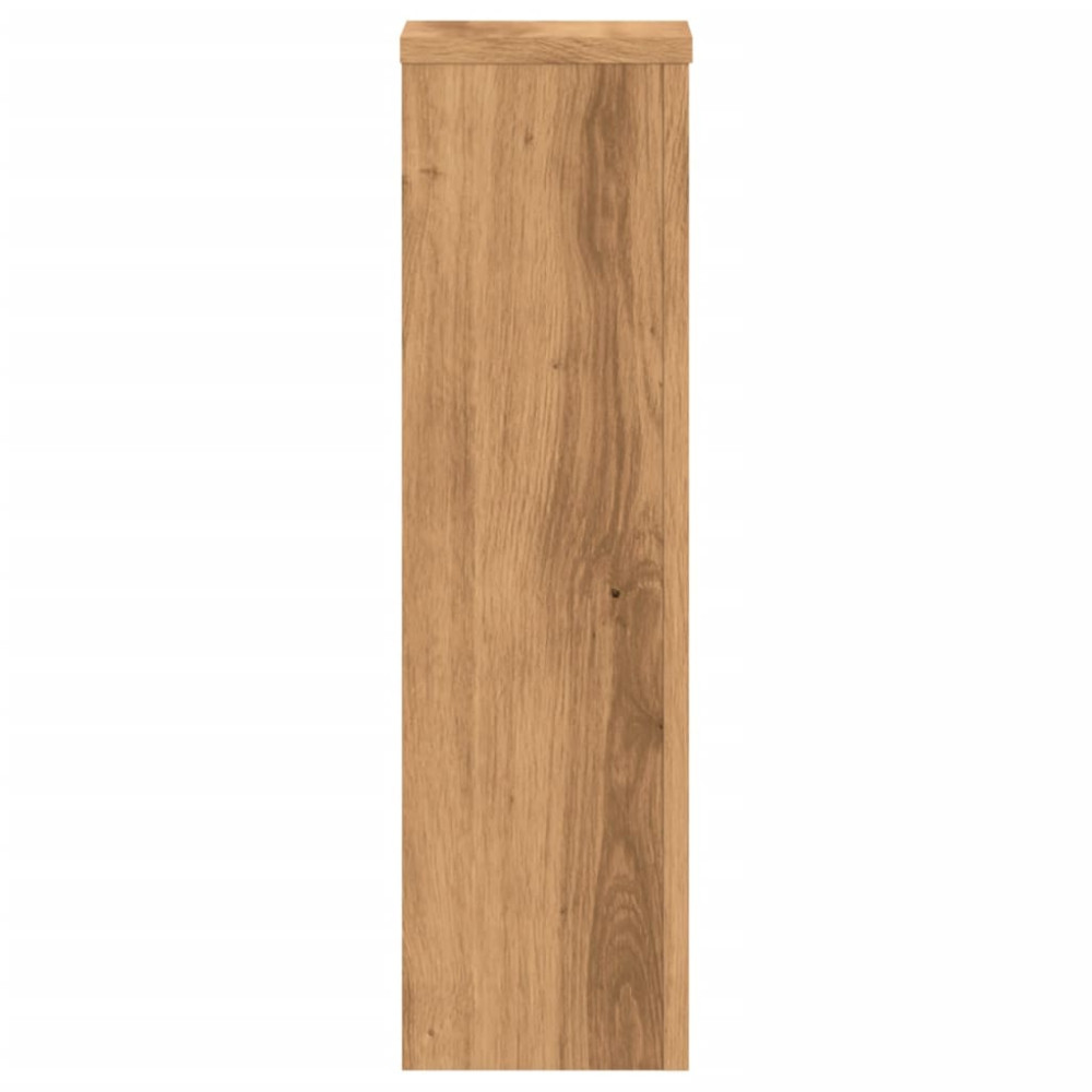 Produktbild för Växtställ 2 st ek 17x17x60 cm konstruerat trä