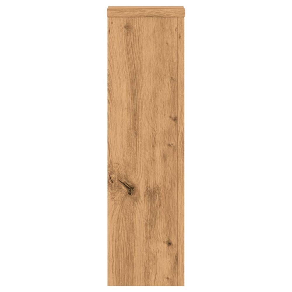Produktbild för Växtställ 2 st ek 17x17x60 cm konstruerat trä