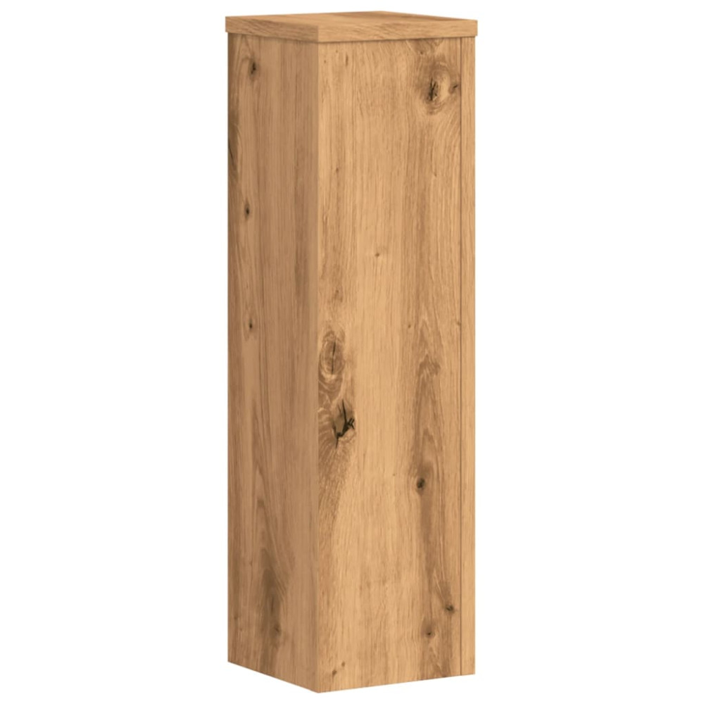 Produktbild för Växtställ 2 st ek 17x17x60 cm konstruerat trä