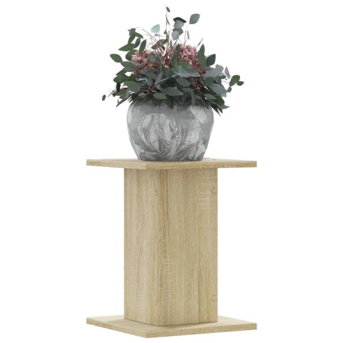 vidaXL Växtställ 2 st sonoma-ek 30x30x40 cm konstruerat trä