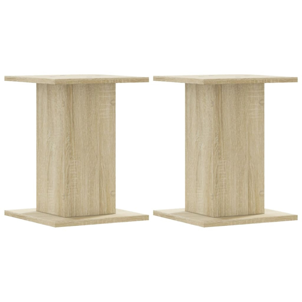 Produktbild för Växtställ 2 st sonoma-ek 30x30x40 cm konstruerat trä