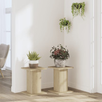 Produktbild för Växtställ 2 st sonoma-ek 30x30x40 cm konstruerat trä