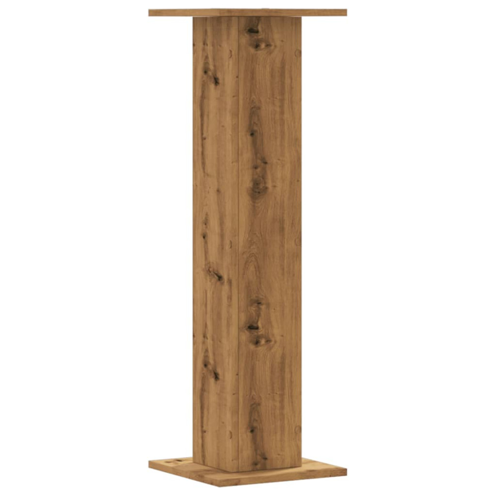 Produktbild för Växtställ 2 st ek 30x30x95 cm konstruerat trä
