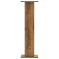 Produktbild för Växtställ 2 st ek 30x30x95 cm konstruerat trä