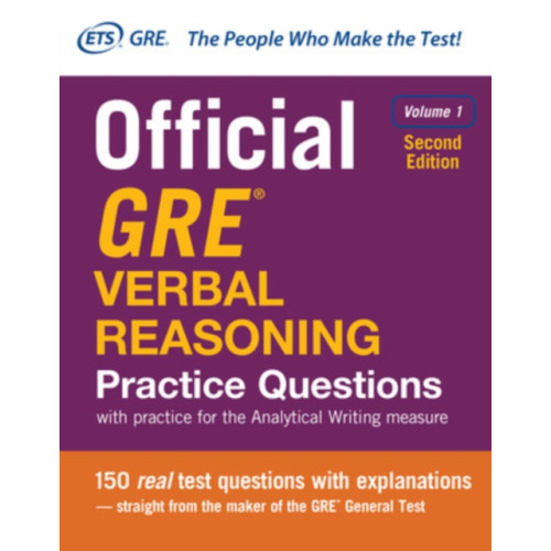 McGraw-Hill Education Official GRE Verbal Reasoning Practice Questions, Second Edition, Volume 1 (häftad, eng)