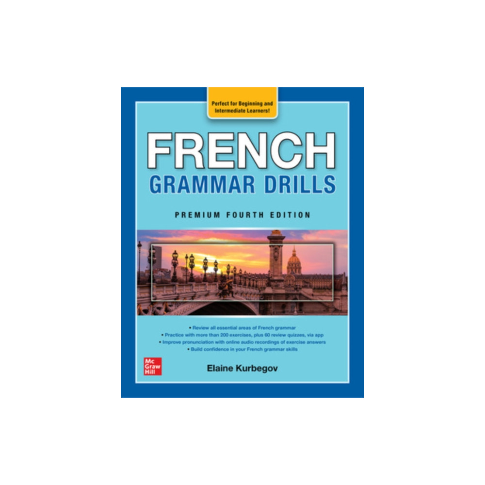 Produktbild för French Grammar Drills, Premium Fourth Edition (häftad, eng)